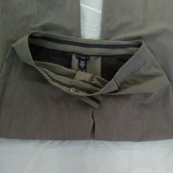 🟢 apostrophe stretch pinstripe wide leg pants - Picture 2 of 3